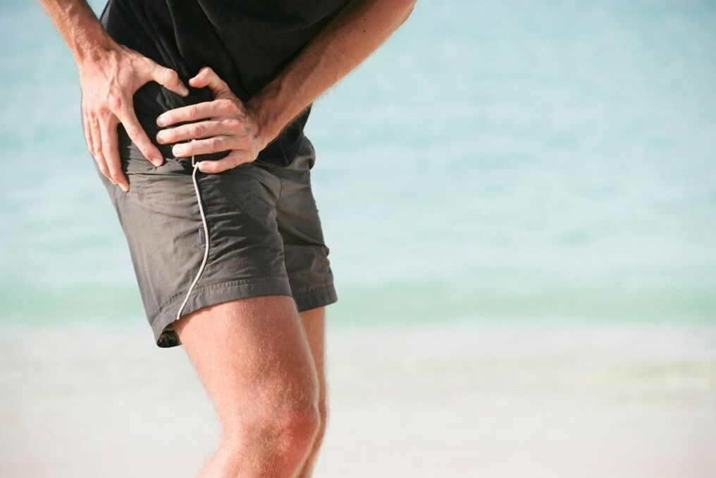 bolesť pri chôdzi v oblasti bedra - príznak artrózy bedrového kĺbu