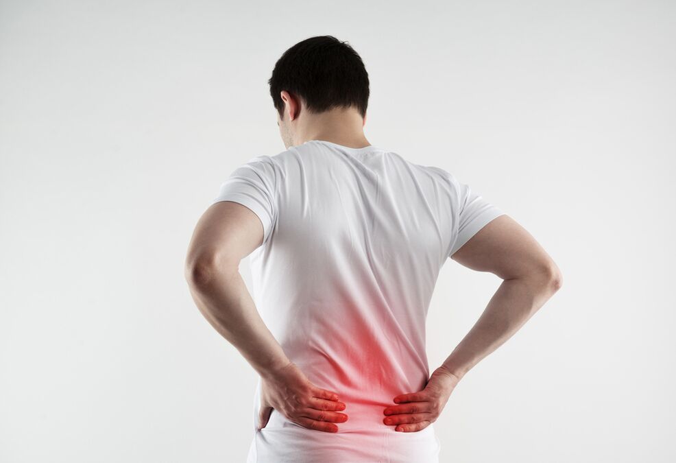 bolesť chrbta v bedrovej oblasti